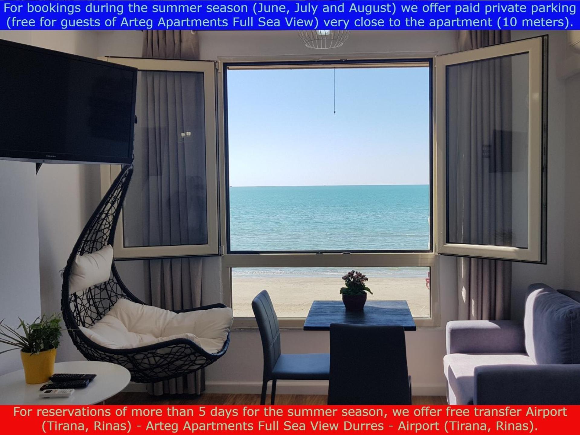 Arteg Apartments - Full Sea View Durres Exterior photo